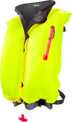 Vista 2 de BLUESTORM Cirrus26 Inflatable PFD Life Jackets for Adults US Coast Guard Approved Automatic Life Vest w/Manual Override Convertibility