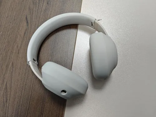 Vista 8 de Adhiper Fundas de silicona para los oídos para auriculares inalámbricos Beats Studio Pro, accesorios mejorados para auriculares Studio Pro con Beige
