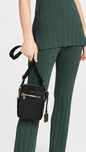 Vista 2 de TUMI Bandolera Persia para mujer Negro y dorado