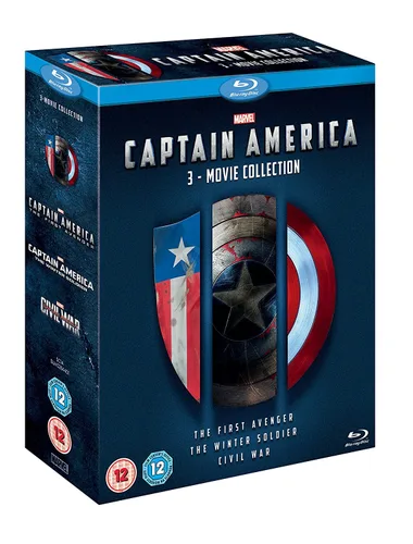 Vista 4 de Iron Man 1-3 (Complete Collection Box-Set) - Captain America 1-3 (Complete Collection Box-Set) - Marvel 6 Movie Bundling Blu-ray