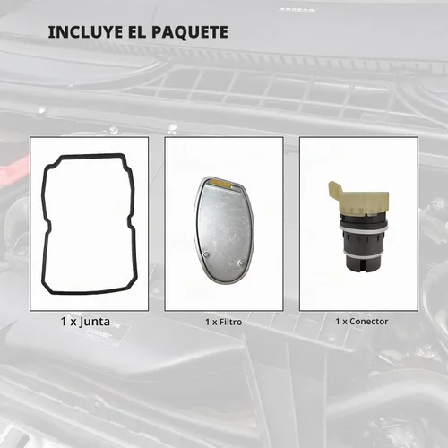 Vista 3 de Filtro de Aceite de Transmisión Automática + Junta del Cárter de Aceite + Adaptador de Tapón Para Mercedes Benz 722.6 Para Chrysler Para Dodge Para