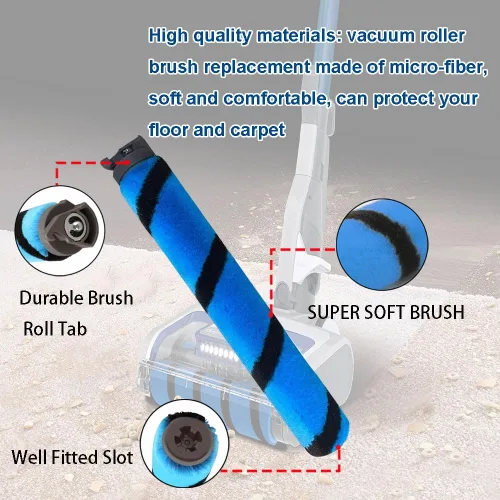 Vista 5 de Ytaland - Paquete de 2 cepillos de repuesto compatibles con Shark HZ2002 HZ2000 Vertex Ultralight DuoClean PowerFins Stick Aspiradora, comparado