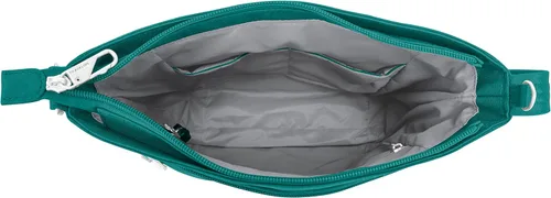Vista 4 de Travelon Bolso cruzado cruzado clásico NS antirrobo, Pícea