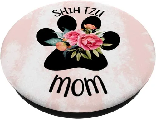 Vista 2 de Shih Tzu Mom - PopSockets Grip y Stand para teléfonos y tabletas