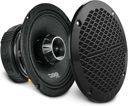 Vista 10 de DS18 PRO-ZT Pro Audio - Altavoces coaxiales de rango medio con tweeter de bala integrado, 4 ohmios, resistente al agua, parrilla de malla metálica