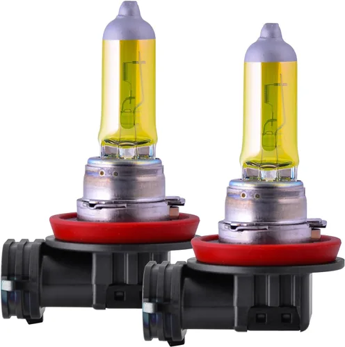 Vista 2 de PIAA 22-13408 Bombilla de luz H8 amarillo solar (2500K - 12V 35W), paquete de 2