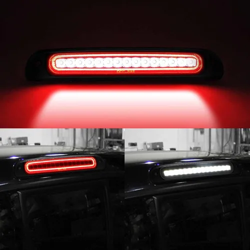 Vista 3 de R&F Auto Tercera Luz de Freno Estroboscópica LED de Repuesto para 1999-2016 F250 F350 F450 F550 Super Duty, para Ranger 1993-2011, 3ª Luz de Freno
