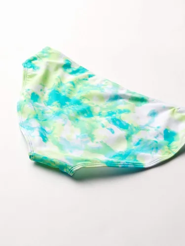 Vista 3 de Kanu Surf Traje de baño de 2 piezas Coral Reef Beach Sport Wrap Around Bikini para niña