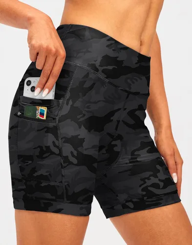 Vista 2 de Pantalones cortos de ciclismo acolchados 4D para mujer, 57 pulgadas, ropa interior de ciclismo, ciclismo de carretera, pantalones cortos para mujer