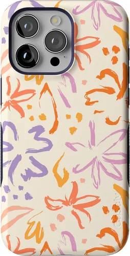 Vista 24 de Funda Casely para iPhone 15 Pro Max Todas las sonrisas Adhesivo de cara sonriente Compatible con MagSafe Diseño protector audaz