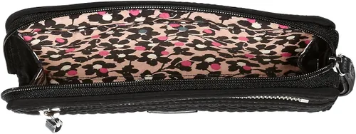 Vista 5 de Vera Bradley - Pulsera de microfibra con cremallera frontal y protección RFID