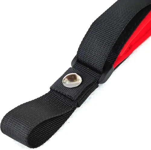 Vista 6 de Correa de muñeca ajustable manos libres, paquete de 2 correas de muñeca de tela de buceo suave y cómoda correa de perro para correa retráctil