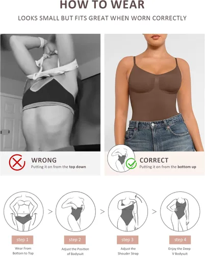 Vista 5 de FeelinGirl Faja moldeadora para esculpir el abdomen, moldeador de cuerpo para mujer, sin costuras, talla grande, levantamiento de glúteos