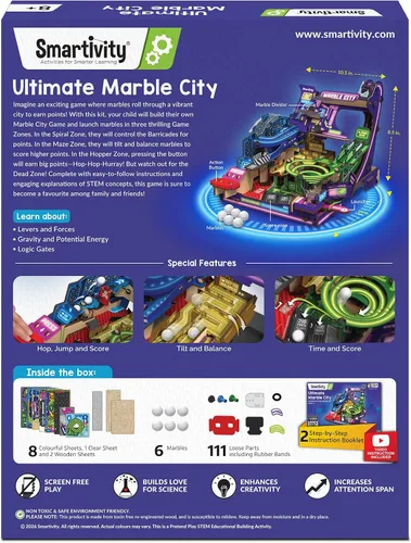 Vista 8 de Smartivity Ultimate Marble City para niños de 8 a 14 años
