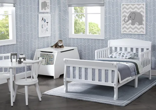 Vista 4 de Delta Children - Cama infantil modelo Canton, color blanco