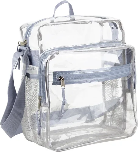 Vista 18 de Eastsport Bolsa transparente para eventos aprobados por estadios, bandolera transparente para viajes, playa, trabajo, concierto, universidad