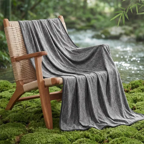 Vista 2 de Bedsure - Manta refrescante para personas que tienen calor al dormir, para habitación de niñas y niños, cobija fresca, ropa de cama ligera