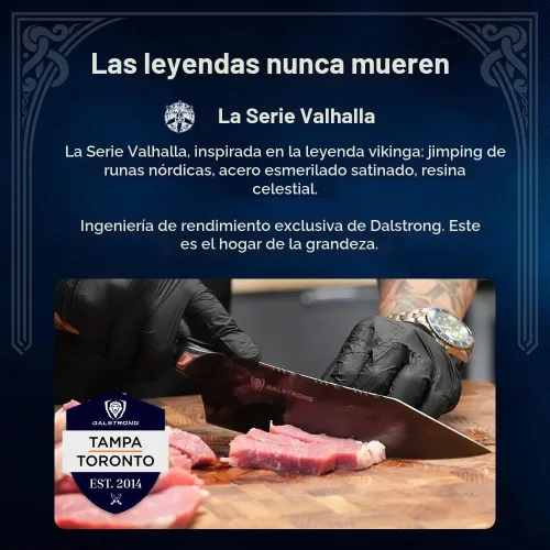 Vista 6 de Dalstrong Juego de 2 piezas, cuchillo de chef y pelar de 8 pulgadas, acero 9CR18MOV recubierto de titanio negro, 58+ HRC - Para cocinar y preparar