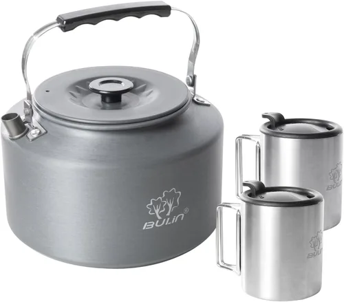 Vista 11 de Bulin Hervidor de camping, 1.6L Intercambio de Calor Campamento Portátil Té