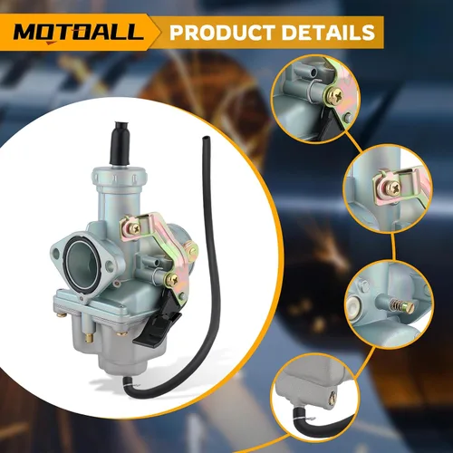 Vista 4 de MOTOALL Carburador PZ27 de 150cc 200cc 250cc ATV Go Kart Dirt Bike con filtro de aire para Predator Coleman CT200U KT196 para TaoTao Coolster CG