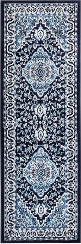 Vista 2 de BLUENILEMILLS Alfombra de pasillo de interior, respaldo de yute, alfombras tradicionales para sala de estar, cocina, oficina, dormitorio, decoración