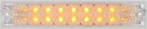 Vista 4 de GG Grand General 76480 Barra de luz ámbar/ámbar (10" Spyder 18-LED, lente doble fila)