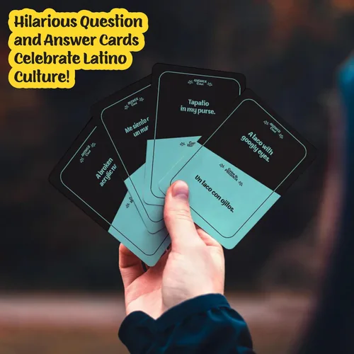 Vista 3 de Dios Mio! Juego de fiesta Cubana EXPANSION – Juego de cartas de comedia bilingüe para latinos, diversión para la noche de juegos familiares, mayores