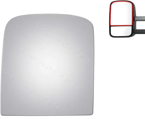 Vista 2 de WLLW Cristal de espejo izquierdo para Chevy GMC Tahoe Silverado Sierra Yukon Avalanche Escalade lado del conductor (superior plano)