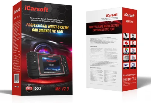 Vista 6 de Escáner de diagnóstico iCarsoft MB V2.0 Compatible para Mercedes-Benz/Sprinter/Smart, ABS SRS Oil BLD INJ
