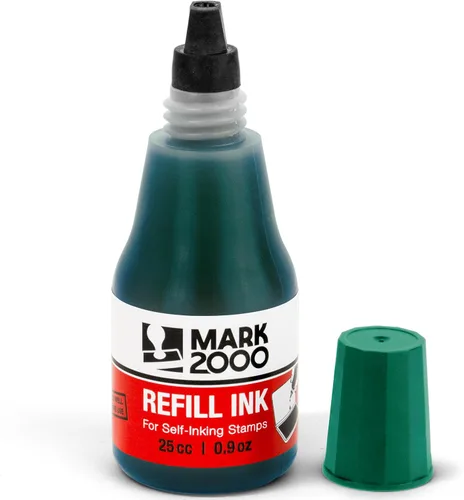 Vista 6 de Mark 2000 Tinta de recarga autoentintada - Negra - 25cc (0.9oz)