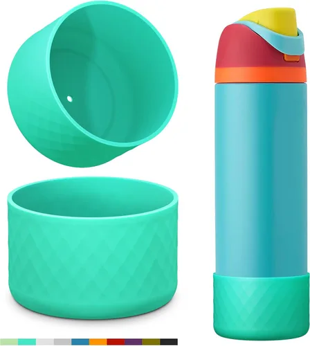 Vista 14 de Protector de Silicona para Botella de Agua Owala, 2 Piezas Fundas Protectoras Antideslizantes para Botellas de Agua FreeSip/Twist/Flip, Sin BPA