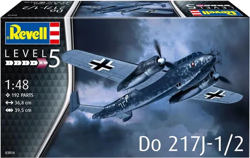 Vista 2 de Revell Nivel alemán 1/48 Luftwaffe Dornier 217J-1/2 Modelo de plástico 03814