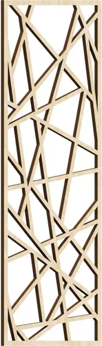 Vista 130 de Conway Paneles de pared decorativos de madera con calado, 9 3/8 pulgadas de ancho x 24 3/8 pulgadas de alto x 1/4 de alto, aliso