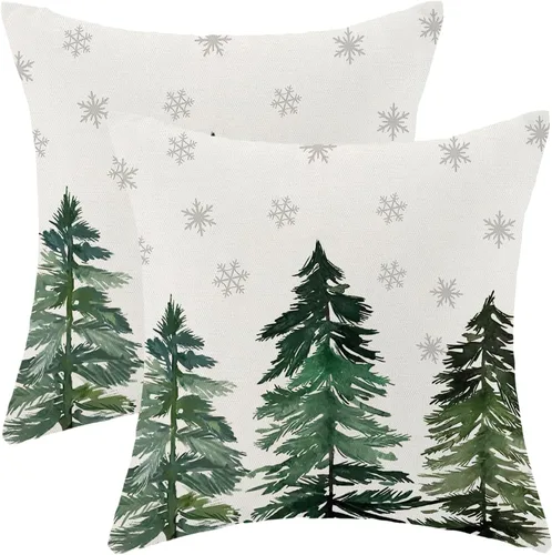 Vista 38 de Juego de 2 fundas de almohada de Halloween de 16 x 16 pulgadas, fundas de almohada de murciélagos negros y crema, fundas de cojín decorativas