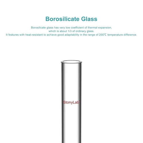 Vista 3 de stonylab Dedal de extracción de vidrio, dedal de extracción de vidrio borosilicato de porosidad media con diámetro interior de 0.591 in 0.787 in