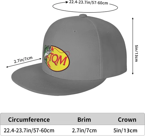 Vista 7 de Ondian Sombrero Tqm, Regida Gorras Del Pescado Tqm, Fuerza, Gorra de pescado Tqm para hombres y mujeres