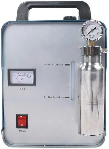 Vista 6 de DNYSYSJ - Máquina pulidora de acrílico portátil, 95L/H 400 W, soldador de oxígeno-hidrógeno, generador de llama de gas, antorcha, pulidor