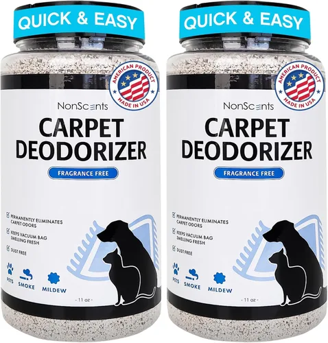 Vista 8 de NonScents Eliminador de olores para alfombras y alfombras, desodorante de alfombras para mascotas seguro y sin fragancia, neutralizador de olores