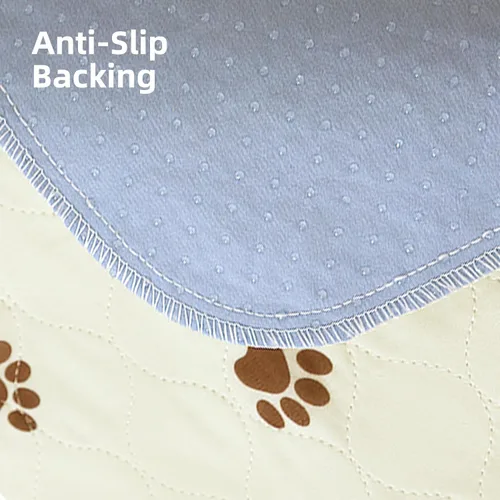 Vista 6 de PUPTECK Almohadillas lavables para orina para perros – Almohadillas impermeables reutilizables de entrenamiento para cachorros – Tapete de parto