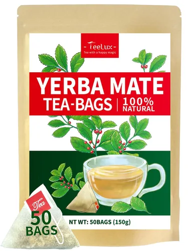 Vista 13 de TeeLux - Bolsas de té de cebada, sabor a nuez y tostado, sin cafeína, 0.07 oz x 50 bolsas Té de grano de cebada asada con aroma a nuez, sin