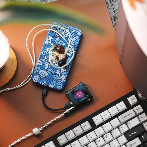 Vista 10 de SHANLING M0 Pura - Reproductor de MP3 de alta fidelidad portátil, reproductor de música de alta resolución, reproductor de audio digital Bluetooth