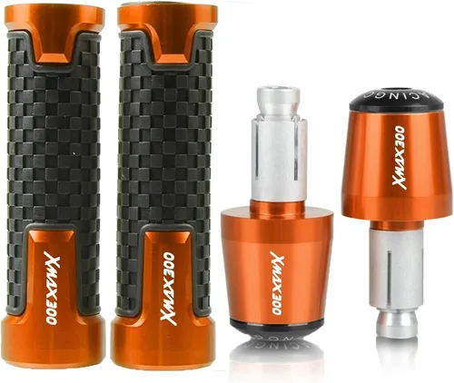Vista 12 de Motorcycle for Y&AMAHA XMAX300 All Years Xmax 300 2017 2018 2019 2020 2021 Motorcycle 7/8'' 22mm Hand Handle Grips Handlebar Grip Ends Plug