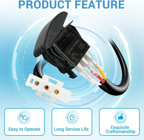 Vista 5 de Forward Reverse Switch Fit for Yamaha Golf Carts, #JU2-H2917-00-00 JR1-H2917-10 JR1-H2917-20 G19 y G22