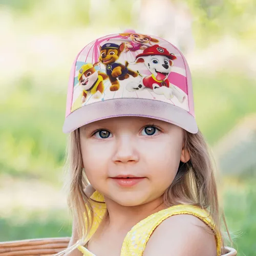 Vista 2 de Nickelodeon Girls Baseball Cap Paw Patrol Adjustable Toddler Hat for Ages 2-4