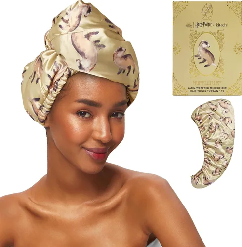 Vista 14 de Kitsch Toalla Envolvente de Microfibra para el Cabello para Mujeres - Toalla de Secado de Cabello Súper Absorbente - Secado Rápido