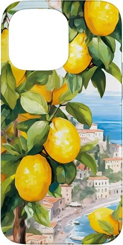 Vista 21 de iPhone 16 Costa de Amalfi con limones de Amalfi del Mar Mediterráneo