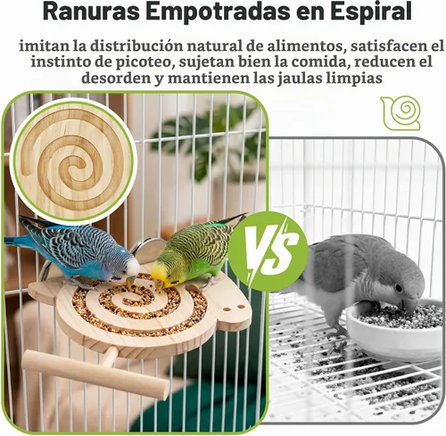 Vista 3 de Juguetes de búsqueda de aves con perca, para principiantes y mayores