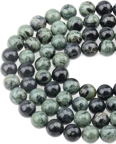 Vista 22 de Cuentas sueltas de 0.315 pulgadas/8mm de piedra natural redonda para hacer joyas con cordón elástico
