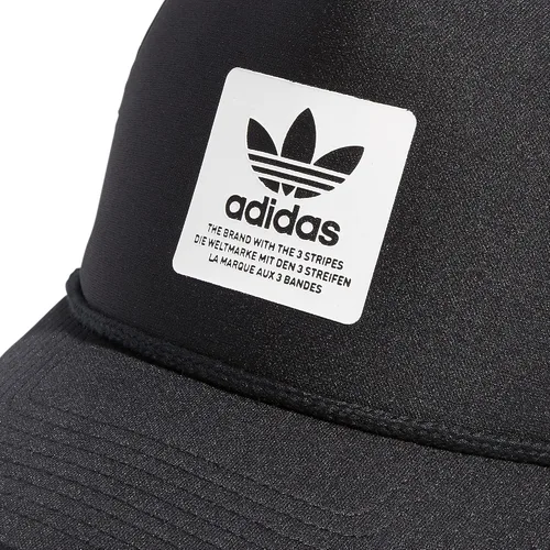 Vista 3 de adidas Originals Dispatch Trucker - Gorra ajustable con correa trasera de malla de 5 paneles