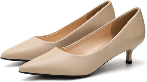 Vista 5 de Jumcew Zapatos de vestir de tacón bajo para mujer